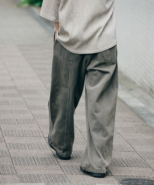 Dickies(ディッキーズ)の「DICKIES / ディッキーズ ヴァーティカルカット デニムパンツ(デニムパンツ・メンズ・チャコールグレー/ブルー系その他/キャメル・MEDIUM/LARGE)」の20枚目の写真