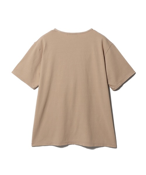 ESTNATION（エストネーション）の「ESTNATION / ダブルネック カットソー（Tシャツ/カットソー・メンズ・ライトピンク/ブラック/オフホワイト・SMALL/MEDIUM/LARGE/X-LARGE）」の4枚目の写真