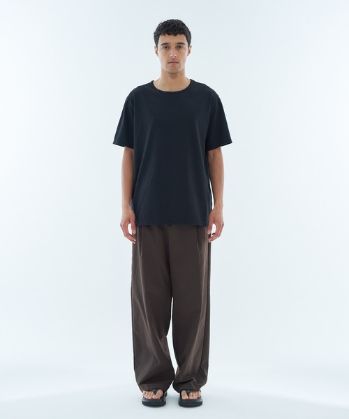 ESTNATION（エストネーション）の「ESTNATION / ダブルネック カットソー（Tシャツ/カットソー・メンズ・ライトピンク/ブラック/オフホワイト・SMALL/MEDIUM/LARGE/X-LARGE）」の12枚目の写真