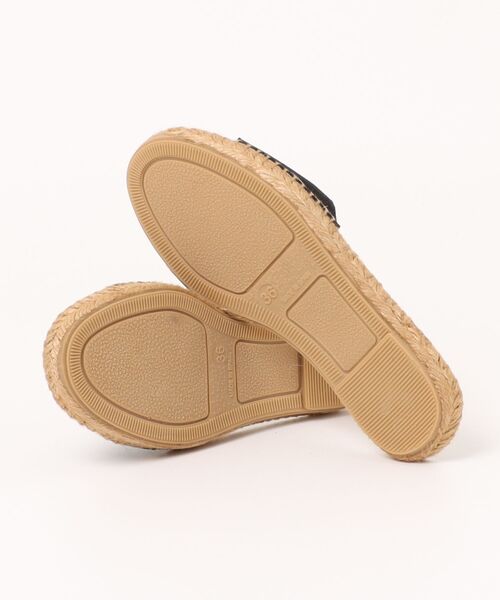 Calzanor（カルザノール）の「【Calzanor】フラット　エスパドリーユ サンダル（サンダル・レディース・ブラウン/チャコールグレー/ブラック・38/36/37）」の5枚目の写真