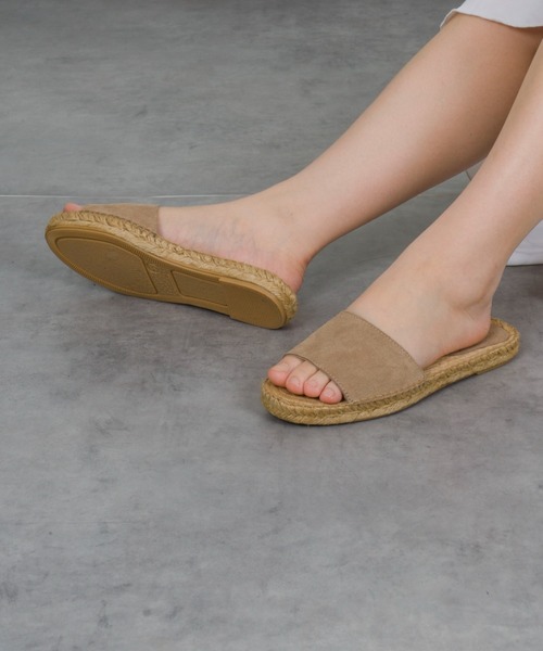Calzanor（カルザノール）の「【Calzanor】フラット　エスパドリーユ サンダル（サンダル・レディース・ブラウン/チャコールグレー/ブラック・38/36/37）」の18枚目の写真