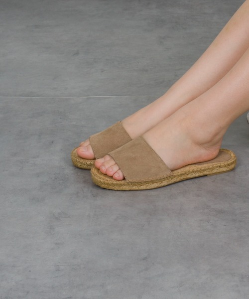 Calzanor（カルザノール）の「【Calzanor】フラット　エスパドリーユ サンダル（サンダル・レディース・ブラウン/チャコールグレー/ブラック・38/36/37）」の19枚目の写真