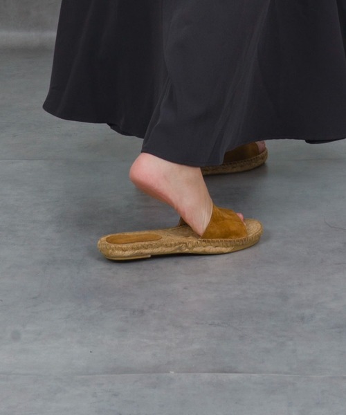 Calzanor（カルザノール）の「【Calzanor】フラット　エスパドリーユ サンダル（サンダル・レディース・ブラウン/チャコールグレー/ブラック・38/36/37）」の10枚目の写真