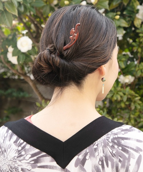 カヤ（カヤ）の「【カヤ】山水 -SANSUI- 木彫り簪（その他ヘアアクセサリー・レディース・その他1/その他2/その他3/その他4・FREE）」の9枚目の写真