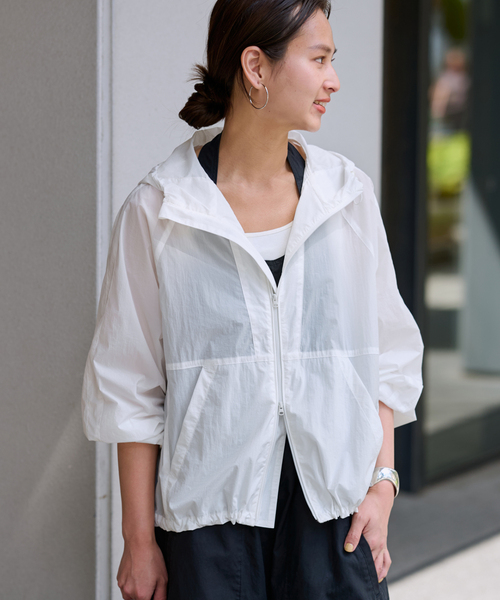 FRAMeWORK / ドライナイロンブルゾン/マウンテンパーカー/25010220752020/ナイロン/WHT FRAMeWORK（フレームワーク）の「≪洗濯機洗い可能≫ドライナイロン