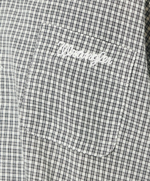 Wrangler（ラングラー）の「Lee/リー オープンカラーシャツ/軽量素材 ユニセックス（シャツ/ブラウス・メンズ・ブラック/ミント・MEDIUM/LARGE/SMALL）」の18枚目の写真