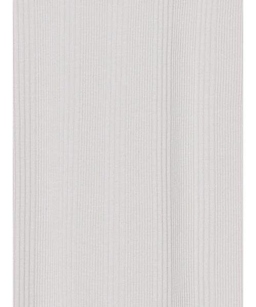 Samansa Mos2 blue（サマンサモスモスブルー）の「チュール付リブタンク（Tシャツ/カットソー・レディース・オフホワイト/チャコールグレー/シルバーグレー・F）」の7枚目の写真