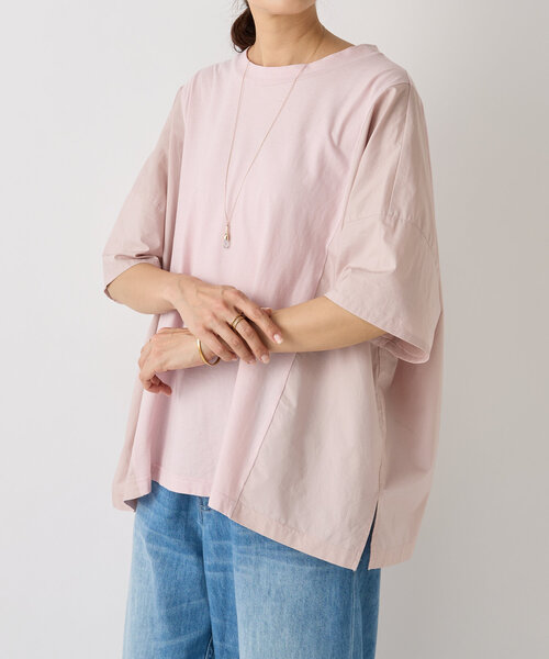 BEARDSLEY（ビアズリー）の「タイプライターコンビTee（Tシャツ/カットソー・レディース・ピンク/ミント・FREE）」の16枚目の写真