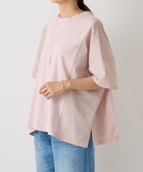 BEARDSLEY（ビアズリー）の「タイプライターコンビTee（Tシャツ/カットソー・レディース・ピンク/ミント・FREE）」の15枚目の写真