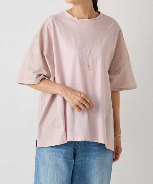 BEARDSLEY（ビアズリー）の「タイプライターコンビTee（Tシャツ/カットソー・レディース・ピンク/ミント・FREE）」の13枚目の写真