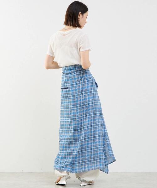SOFFITTO(ソフィット)の「3WAYシャツワンピース(シャツワンピース・レディース・ブラック×ホワイト/ホワイト/ブルー系その他・FREE)」の14枚目の写真