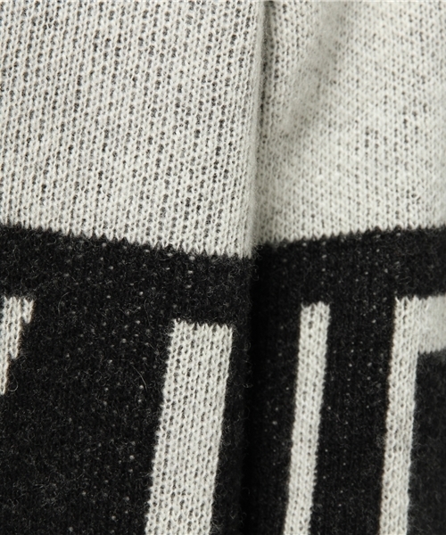 NO ID.（ノーアイディ）の「WNﾆｯﾄHERESY+JQｸﾙｰNﾌﾟﾙｵｰﾊﾞｰ（ニット/セーター・メンズ・ホワイト/ブラック・1/2）」の7枚目の写真
