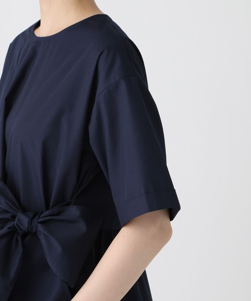 Elura（エルーラ）の「アイロンいらずハリ感ワンピース〈低身長サイズあり〉/450243（ワンピース・レディース・ライトブルー/ホワイト/ネイビー・FREE）」の11枚目の写真