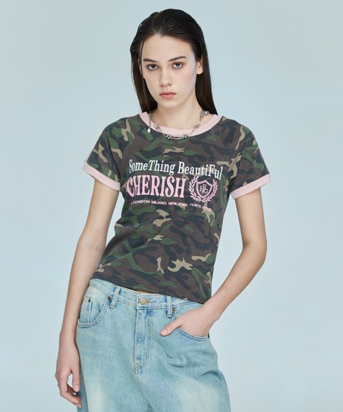 ☆人気☆【LARTIGENT】☆L10 CHERISH TRACK T-SHIR.T☆ L10 CHERISH TRACK T-SHIRT（Tシャツ/カットソー）｜LARTIGENT