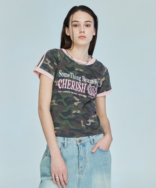 【関税込み】Dion Lee カーキ ガーター Tシャツ L10 CHERISH TRACK T-SHIRT（Tシャツ/カットソー）｜LARTIGENT