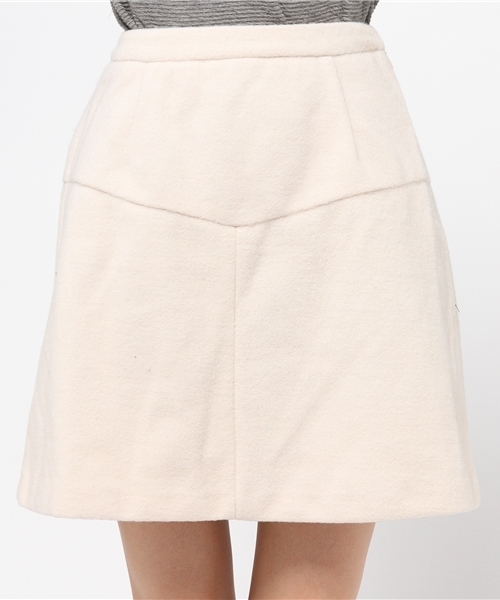 Chico（チコ）の「【who's who Chico】配色切替台形スカート（スカート・レディース・ホワイト/グレー/ブラック/ブラウン・FREE）」の8枚目の写真