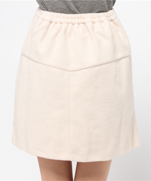 Chico（チコ）の「【who's who Chico】配色切替台形スカート（スカート・レディース・ホワイト/グレー/ブラック/ブラウン・FREE）」の9枚目の写真