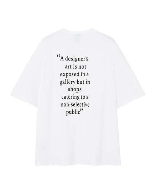 Otte(オッテ)の「コリアンバックプリントTシャツ(Tシャツ/カットソー・メンズ・ホワイト・MEDIUM/LARGE)」の12枚目の写真