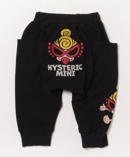HYSTERIC MINI（ヒステリックミニ）の「MY FIRST HYSTERIC　STANDARD MINI 7分丈 サルエルパンツ（その他パンツ・キッズ・ブラック・MEDIUM）」の2枚目の写真
