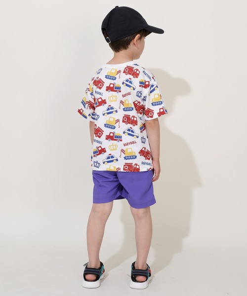 BABYDOLL(ベビードール)の「【軽量速乾】モチーフ総柄メッシュ Tシャツ 0571K(Tシャツ/カットソー・キッズ・ブルー/ブラック/イエロー×グリーン/ホワイト/ブラウン・100cm/110cm/120cm/130cm/90cm/80cm)」の15枚目の写真