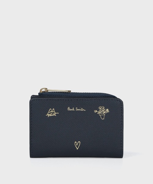 Paul Smith（ポールスミス）の「ミックスドゥードゥル キー＆コインケース / 555409 W721（キーケース/キーアクセサリー・レディース・ネイビー/ピンク/ミント/ベージュ・FREE）」の3枚目の写真