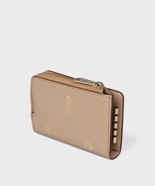 Paul Smith（ポールスミス）の「ミックスドゥードゥル キー＆コインケース / 555409 W721（キーケース/キーアクセサリー・レディース・ネイビー/ピンク/ミント/ベージュ・FREE）」の5枚目の写真