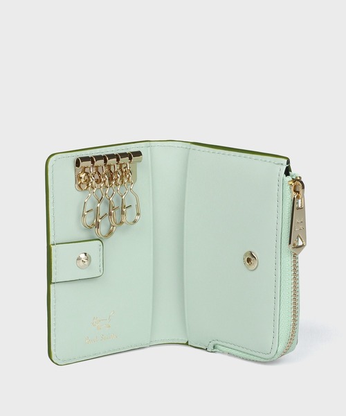Paul Smith（ポールスミス）の「ミックスドゥードゥル キー＆コインケース / 555409 W721（キーケース/キーアクセサリー・レディース・ネイビー/ピンク/ミント/ベージュ・FREE）」の10枚目の写真