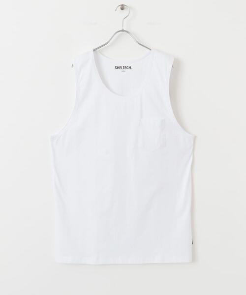 SHELTECH（シェルテック）の「SHELTECH　Tanktop（タンクトップ・メンズ・ホワイト/グレー/ブラック・MEDIUM/LARGE）」の4枚目の写真
