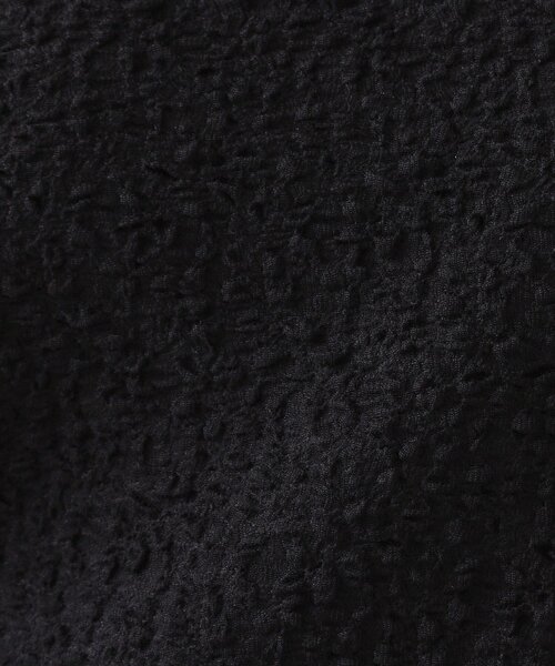 OPAQUE.CLIP(オペークドットクリップ)の「ふくれジャカードショートカットソー【洗濯機洗い可】(Tシャツ/カットソー・レディース・ブラック/ブラウン系その他/ブルー系その他/ホワイト・38/40/42)」の20枚目の写真