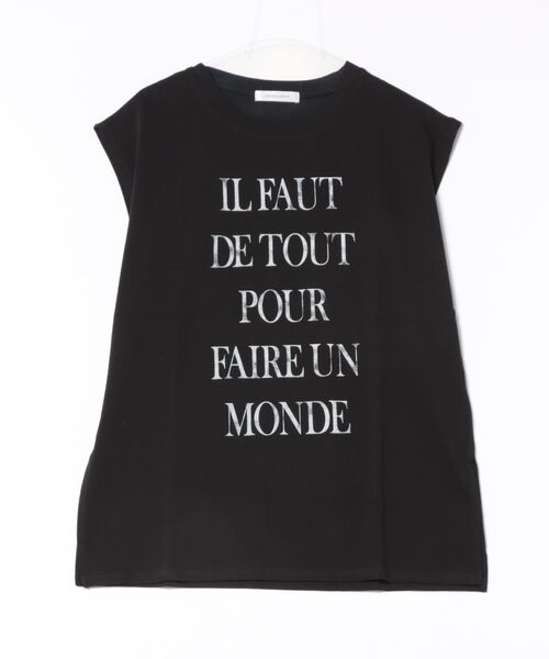 each(イーチ)の「ビッグロゴプリントフレンチTシャツ(Tシャツ/カットソー・レディース・ブラック/ホワイト・FREE)」の12枚目の写真