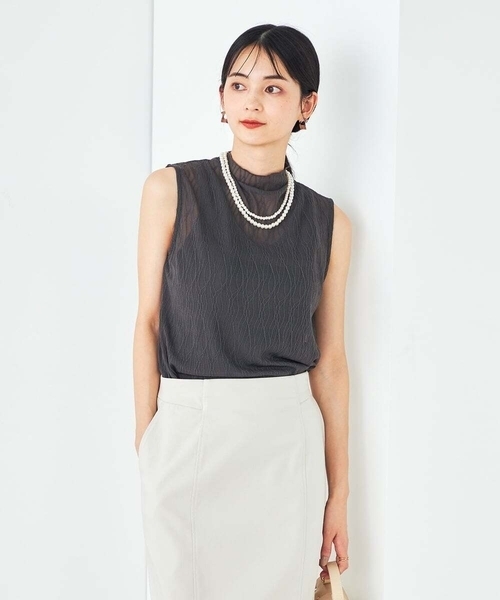 a.v.v（アーヴェヴェ）の「パール調二連ネックレス（ネックレス・レディース・ゴールド・38）」の3枚目の写真