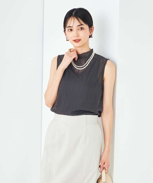 a.v.v（アーヴェヴェ）の「パール調二連ネックレス（ネックレス・レディース・ゴールド・38）」の4枚目の写真