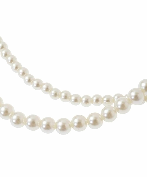 a.v.v（アーヴェヴェ）の「パール調二連ネックレス（ネックレス・レディース・ゴールド・38）」の8枚目の写真