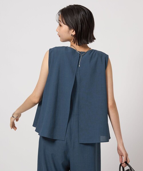 新品・未使用♦︎リネンライクドライシリーズ　チュールベスト　チャコールグレー KUZURI PREMIUM SILK WOOL ブラウンネイビー無地ベスト | FABRIC