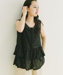 ITEMS URBANRESEARCH | シアースパンコールペプラムトップス(その他トップス)