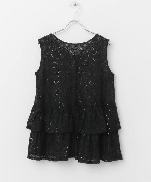 ITEMS URBANRESEARCH（アイテムズ アーバンリサーチ）の「シアースパンコールペプラムトップス（その他トップス・レディース・ブラック/ライトベージュ・FREE）」の10枚目の写真