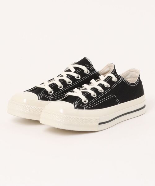CONVERSE（コンバース）の「【CONVERSE／コンバース】オールスター スクエアトゥ OX／ALL STAR SQUARETOE OX（スニーカー・メンズ・ホワイト/ブラック/ブラック×ブラック・5.5inch/5inch/4.5inch/9inch/8.5inch/8inch/7.5inch/7inch/6.5inch/4inch/9.5inch）」の2枚目の写真