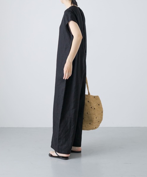 かぐれ（カグレ）の「『2サイズ展開』リネンオールインワン