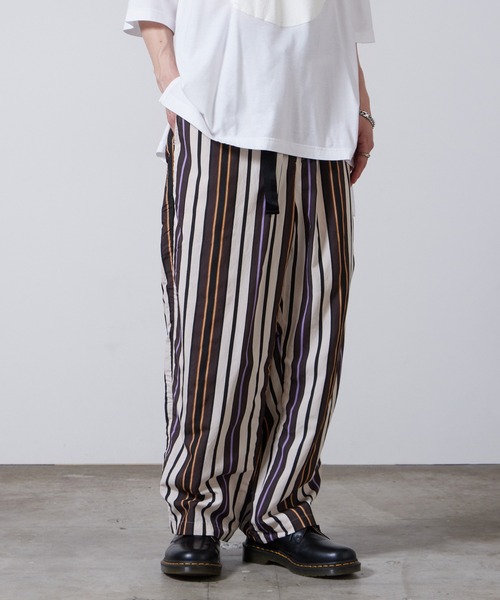 superNova./スーパーノヴァ Climbing easy pant-Multi stripeイージーパンツ