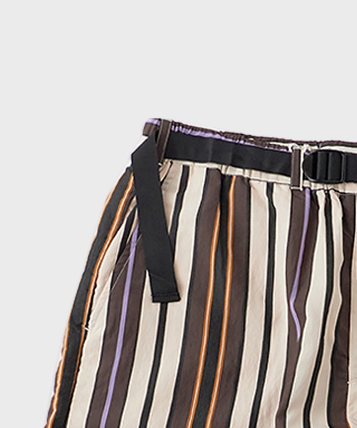 superNova.(スーパーノヴァ)の「superNova./スーパーノヴァ Climbing easy pant-Multi stripeイージーパンツ 夏服(その他パンツ・メンズ・ブラウン・S)」の2枚目の写真