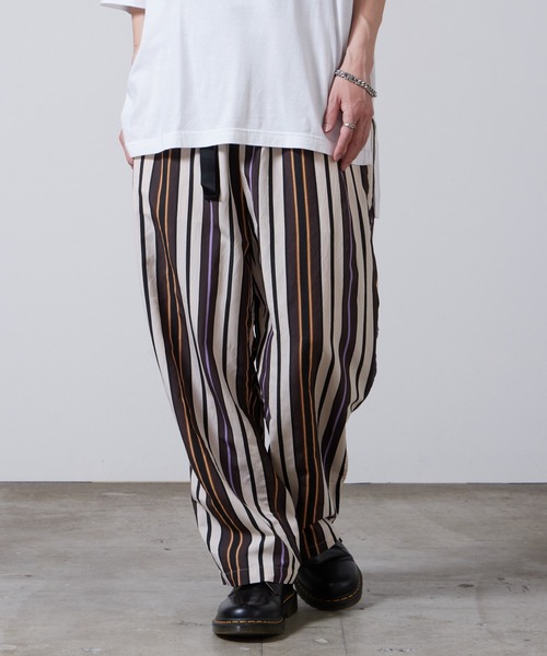 superNova.(スーパーノヴァ)の「superNova./スーパーノヴァ Climbing easy pant-Multi stripeイージーパンツ 夏服(その他パンツ・メンズ・ブラウン・S)」の8枚目の写真