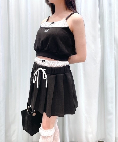 lilLilly（リルリリー）の「サテンレイヤードキャミソール（キャミソール・レディース・ブラック/ネイビー/グレー・FREE）」の22枚目の写真