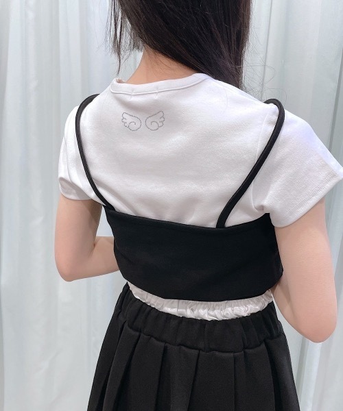 lilLilly（リルリリー）の「サテンレイヤードキャミソール（キャミソール・レディース・ブラック/ネイビー/グレー・FREE）」の18枚目の写真