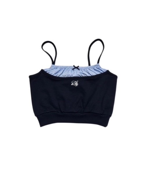 lilLilly（リルリリー）の「サテンレイヤードキャミソール（キャミソール・レディース・ブラック/ネイビー/グレー・FREE）」の13枚目の写真