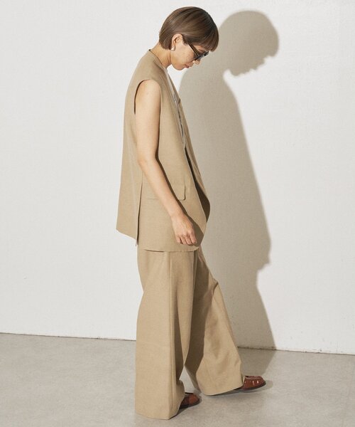 Whim Gazette（ウィムガゼット）の「【GEMINI】ジレ（ベスト・レディース・ブラウン/ベージュ・FREE）」の17枚目の写真