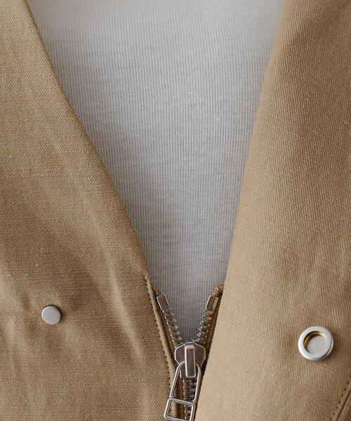 Whim Gazette（ウィムガゼット）の「【GEMINI】ジレ（ベスト・レディース・ブラウン/ベージュ・FREE）」の8枚目の写真