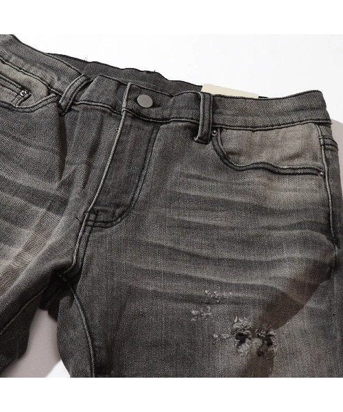 mnml（ミニマル）の「【mnml】X145 STRETCH DENIM [I]（デニムパンツ・メンズ・グレー・28/30/32/34/29/36/38）」の6枚目の写真