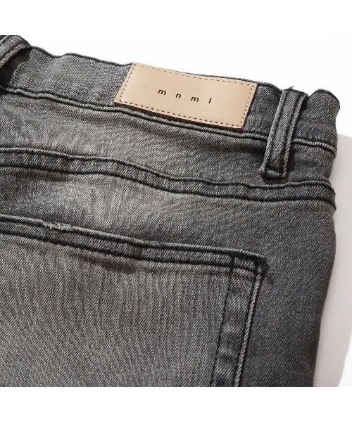 mnml（ミニマル）の「【mnml】X145 STRETCH DENIM [I]（デニムパンツ・メンズ・グレー・28/30/32/34/29/36/38）」の4枚目の写真