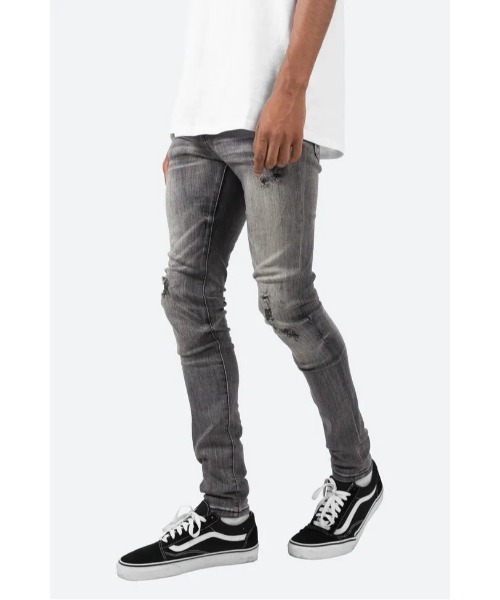 mnml ミニマル X145 STRETCH DENIM PANTS mnml(ミニマル)/ X145 STRETCH DENIM -GREY- | WALKIN STORE WEB
