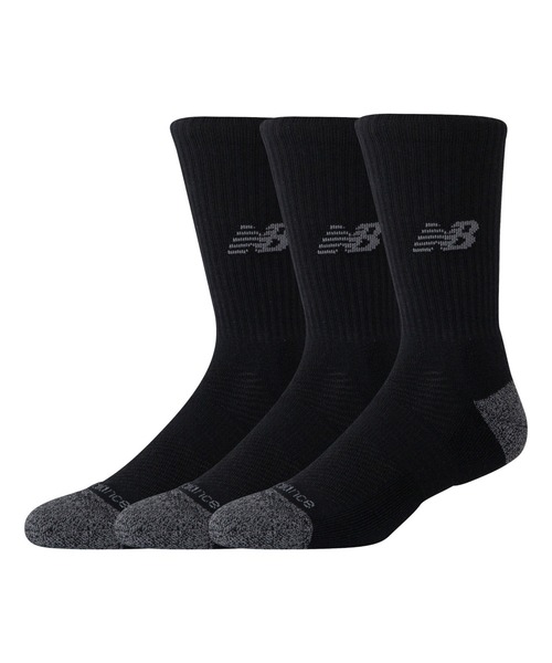 NEW BALANCE(ニューバランス)の「Active クッション クルー ソックス 3P(ソックス/靴下・メンズ・ブラック・LARGE/MEDIUM/SMALL)」の6枚目の写真